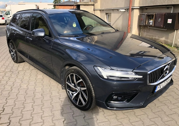 Volvo V60 cena 128500 przebieg: 49000, rok produkcji 2019 z Wyszków małe 781